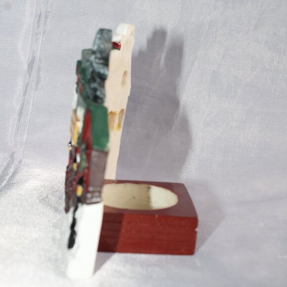 Stonybrook Townhall Scene Votive Tea Light Candle Holder - Picture 3 of 6